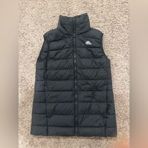 Adidas Black Quilted Vest Women’s XS